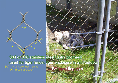 ¿Por qué la malla del zoológico es una malla ideal para la red de valla de gabinete del zoológico de tigre?