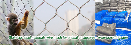 Stainless steel materials wire mesh for animal enclosures - www.ssnetting.com.jpg